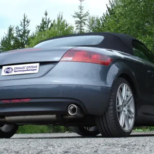 Angebot Fox Audi TT 8J - Turbo Endschalldämpfer rechts/links - 1x90 Typ 17 rechts/links