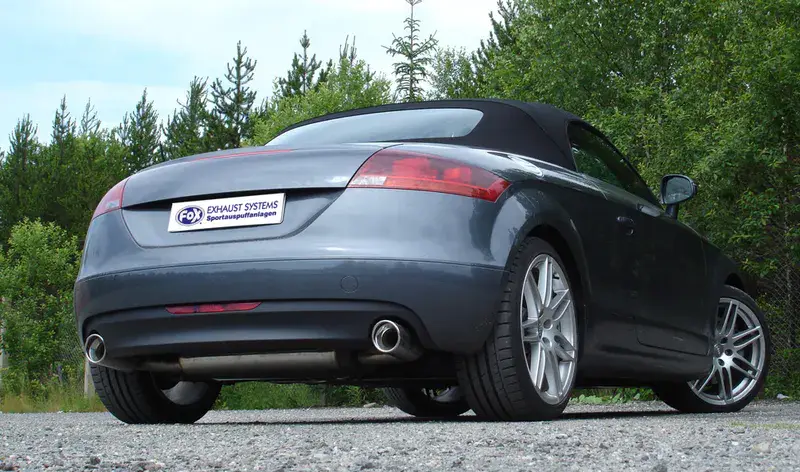 Angebot Fox Audi TT 8J - Turbo Endschalldämpfer rechts/links - 1x90 Typ 17 rechts/links