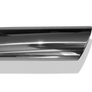 Fox Anschweißendrohr Typ 38 - Links 106x71 mm / Länge: 300 mm - oval- seitlich nach links abgeschrägt / eingerollt / ohne Absorber Knallerangebot
