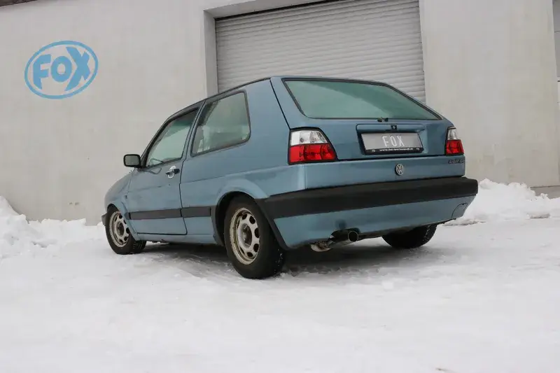 Fox VW Golf II Typ 19E Endschalldämpfer - 1x63 Typ 10 Top-Seller