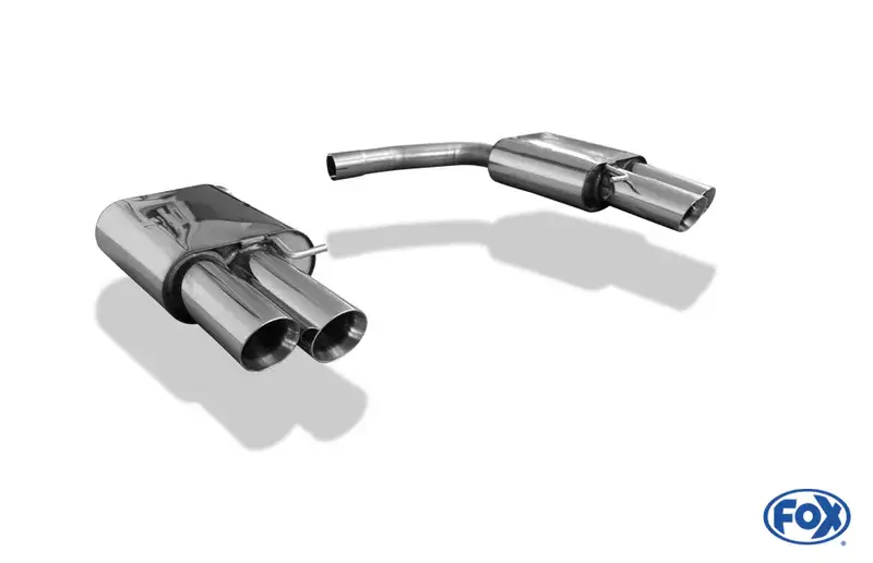 Fox Audi A5 Sportback Endschalldämpfer rechts/links für 2-Rohr zweiflutig - 2x90 Typ 25 rechts/links Heißes Angebot