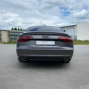 Sichere Zahlung Fox Audi S8 Typ 4H mit Abgasklappen Endschalldämpfer rechts/links zweiflutig - 2x100x77 Typ 38 rechts/links