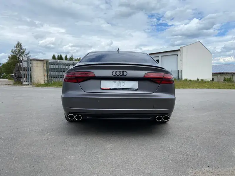 Sichere Zahlung Fox Audi S8 Typ 4H mit Abgasklappen Endschalldämpfer rechts/links zweiflutig - 2x100x77 Typ 38 rechts/links