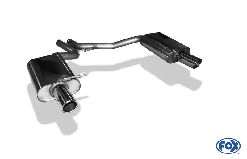 Echt Fox Audi A4 Typ B6 Endschalldämpfer rechts/links - 1x90 Typ 16 rechts/links