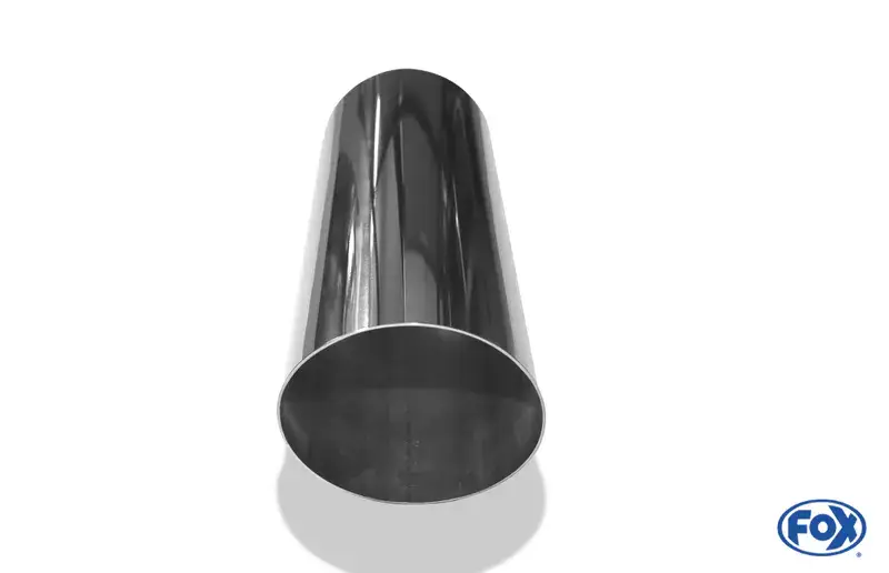 Fox Anschweißendrohr Typ 14 Ø 100 mm / Länge: 300 mm - rund / uneingerollt / 15° abgeschrägt / ohne Absorber Sale