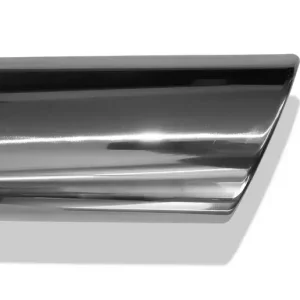 Fox Anschweißendrohr Typ 38 - Links 106x71 mm / Länge: 200 mm - oval- seitlich nach links abgeschrägt / eingerollt / ohne Absorber Meistverkauft