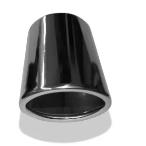 Neue Ware Fox Anschweißendrohr Typ 32 86x54 mm / Länge: 200 mm / oval / eingerollt / 29° abgeschrägt / ohne Absorber