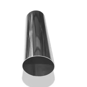 Fox Anschweißendrohr Typ 14 Ø 76 mm / Länge: 300 mm- rund / uneingerollt / 15° abgeschrägt / ohne Absorber Highlight