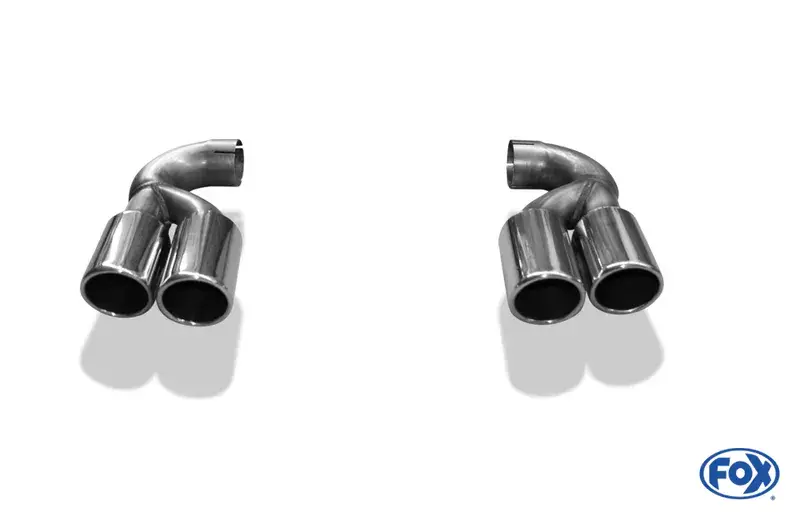 Fox VW Touareg Typ 7L Endrohrpaar zum Anstecken - 2x90 Typ 16 rechts/links Online Kaufen