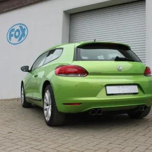 Nur Heute Fox VW Scirocco - 13 Endschalldämpfer Ausgang rechts/links - 2x76 Typ 25 rechts/links