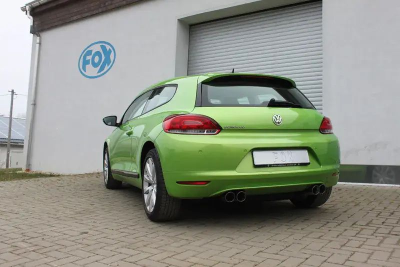 Nur Heute Fox VW Scirocco - 13 Endschalldämpfer Ausgang rechts/links - 2x76 Typ 25 rechts/links
