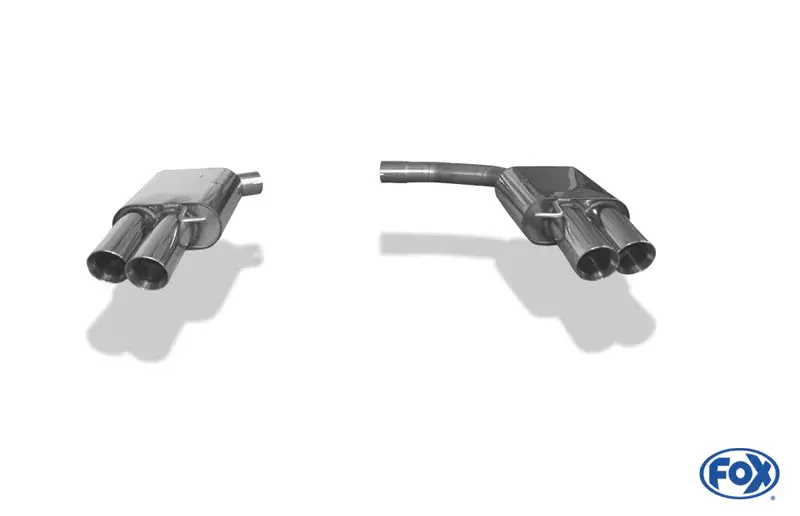 Fox Audi A4/A5 B8 Limousine/Avant/S-Line Frontantrieb & Quattro Endschalldämpfer rechts/links - 2x90 Typ 25 rechts/links Wochenendangebot