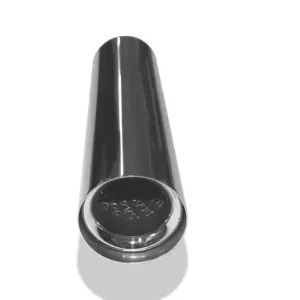 Ausverkauf Fox Anschweißendrohr Typ 11 Ø 76 mm / Länge: 300 mm- rund / uneingerollt / gerade / mit Absorber (Innendurchmesser 50mm - Länge: 150mm)