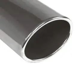 Fox Anschweißendrohr Typ 36 115x85 mm / Länge: 300 mm - oval / eingerollt / gerade / ohne Absorber Schnäppchen