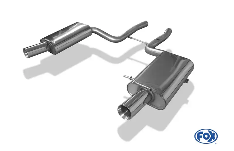 Fox Audi A4 quattro B7 - 3,2l Endschalldämpfer rechts/links - 1x90 Typ 24 rechts/links Sonderangebot