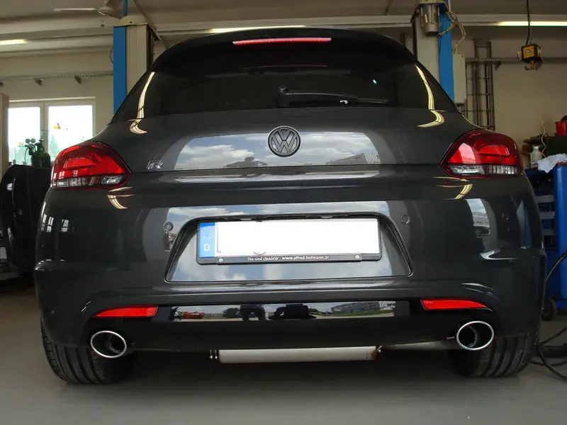 Fox VW Scirocco - 13 - R-Heck Endschalldämpfer Ausgang rechts/links - 115x85 Typ 32 rechts/links Finale Aktion