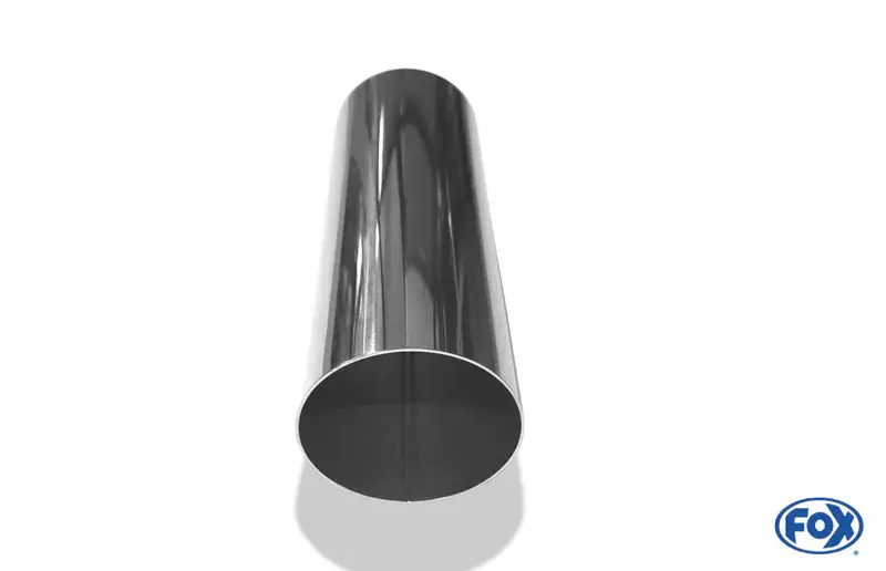 Kracherpreis Fox Anschweißendrohr Typ 14 Ø 80 mm / Länge: 300 mm - rund / uneingerollt / 15° abgeschrägt / ohne Absorber