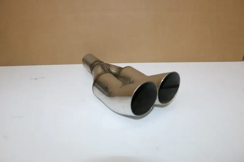 Ausverkauf Fox Anschraubendrohr rund 2x76mm / Anschluss: 50mm / Länge: 350mm