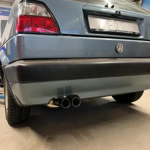 Fox VW Golf II Typ 19E Endschalldämpfer - 2x55 Typ 10 Must-Have