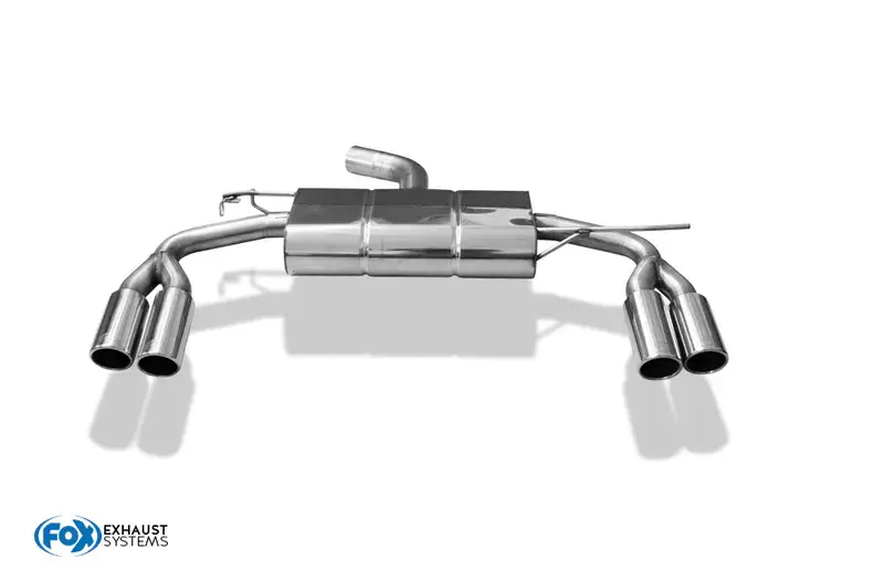 Highlight Fox VW Beetle 2,0l - 16 (5C) Coupe & Cabrio Endschalldämpfer Ausgang rechts/links - 2x80 Typ 16 rechts/links