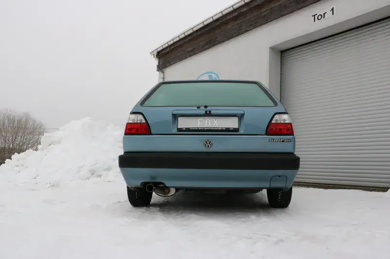 Rabatt Fox VW Golf II Typ 19E Endschalldämpfer - 1x63 Typ 23