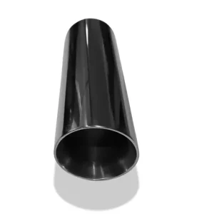 Markenprodukt Fox Anschweißendrohr Typ 25 Ø 80 mm / Länge: 300 mm - rund / uneingerollt / abgeschrägt / mit Type-B Einsatz