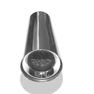 Jetzt Kaufen Fox Anschweißendrohr Typ 11 Ø 100 mm / Länge: 300 mm- rund / uneingerollt / gerade / mit Absorber (Innendurchmesser 63,5mm - Länge: 150mm)