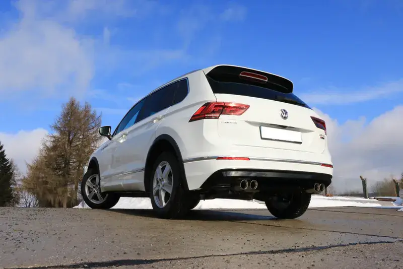 Rabatt Fox VW Tiguan II Diesel - 4motion Endschalldämpfer quer - 2x80 Typ 25 rechts/links