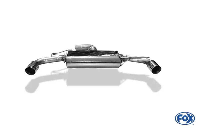 Mega-Angebot Fox VW Golf 6 - 1,8l TFSI/ GTD Endschalldämpfer Ausgang rechts/links - 1x90 Typ 25 rechts/links