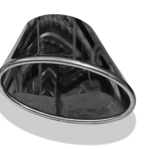 Nur Für Kurze Zeit Fox Anschweißendrohr Typ 38 - Links 160x90 mm / Länge: 200 mm - oval- seitlich nach links 15°, sowie 15° nach unten abgeschrägt / eingerollt / ohne Absorber