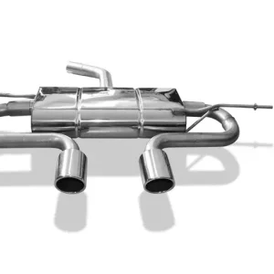 Fox VW Golf V Endschalldämpfer Ausgang mittig R32-Design - 2x90 Typ 16 mittig Neu Im Sortiment