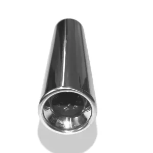 Fox Anschweißendrohr Typ 13 Ø 70 mm / Länge: 300 mm- rund / eingerollt / gerade / mit Absorber Highlight