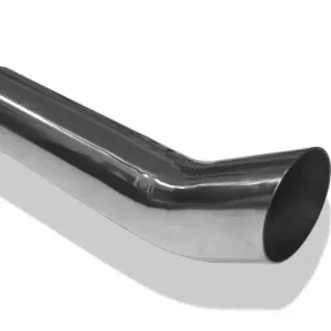 Fox Anschweißendrohr Typ 18 Ø 63 mm / Länge: 300 mm - rund / uneingerollt / FOX-Design / ohne Absorber Sichere Zahlung