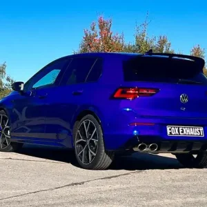 Fox VW Golf VIII R Endrohre rechts/links - 2x115x85 Typ 32 rechts/links - passend auf den originalen Endschalldämpfer Rabatt