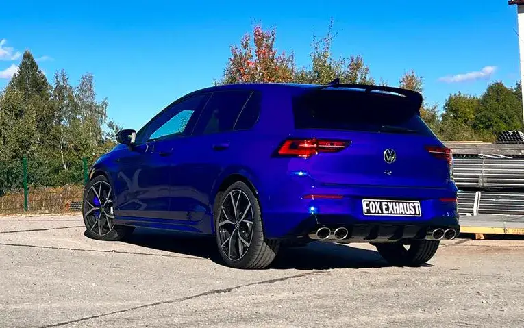 Fox VW Golf VIII R Endrohre rechts/links - 2x115x85 Typ 32 rechts/links - passend auf den originalen Endschalldämpfer Rabatt