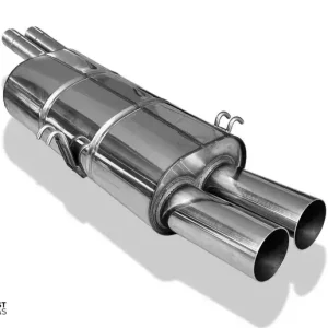 Sonderaktion Fox BMW E34 M5 Endschalldämpfer Ø2x63,5mm - 2x76 Typ 10