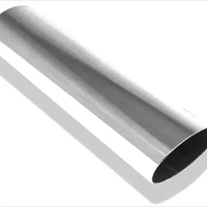 Sofort Bestellen Fox Anschweißendrohr Typ 30 115x85 mm / Länge: 300 mm - oval / uneingerollt / 24,5° abgeschrägt / ohne Absorber