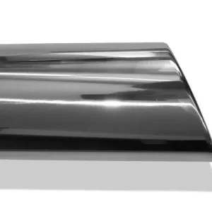 Fox Anschweißendrohr Typ 38 - Rechts 106x71 mm / Länge: 200 mm - oval- seitlich nach rechts abgeschrägt / eingerollt / ohne Absorber Top-Angebot