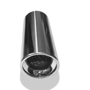 Fox Anschweißendrohr Typ 17 Ø 100 mm / Länge: 300 mm- rund / eingerollt / 15° abgeschrägt / mit Absorber Neue Ware