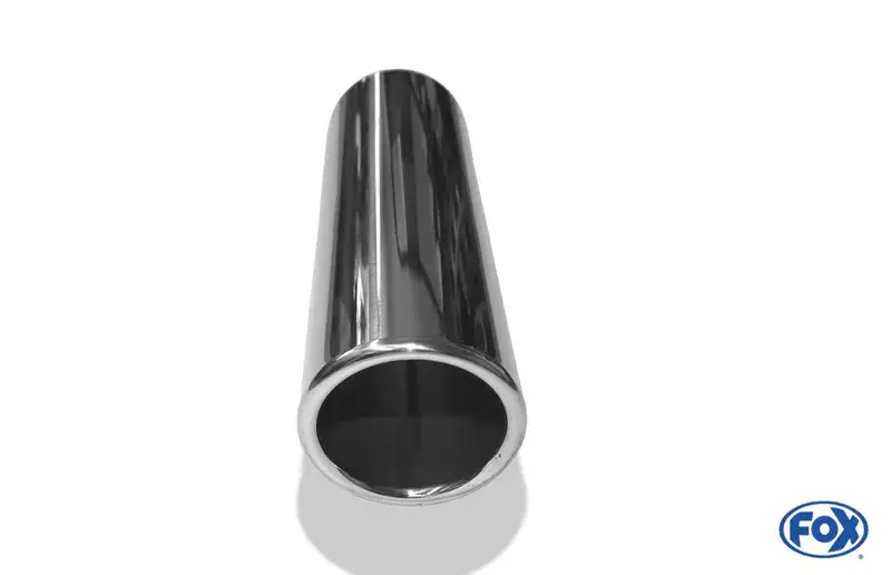 Bestseller Fox Anschweißendrohr Typ 16 Ø 76 mm / Länge: 300 mm- rund / eingerollt / 15° abgeschrägt / ohne Absorber