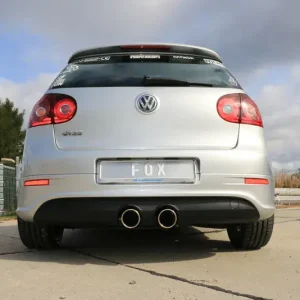 Fox VW Golf V R32 Endschalldämpfer Ausgang mittig - 2x100 Typ 16 Saisonangebot