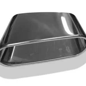 Direkt Vom Hersteller Fox Anschweißendrohr Typ 49 220x85 mm / Länge: 210 mm - flachoval / eingerollt / 25° abgeschrägt nach unten/ nach rechts 15° abgeschrägt