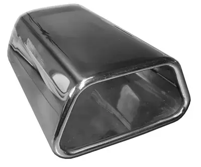 Kracherpreis Fox Anschweißendrohr Typ 61 142 x 78 mm / Länge: 200 mm - trapezförmig / eingerollt