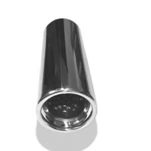 Nur Heute Fox Anschweißendrohr Typ 17 Ø 80 mm / Länge: 300 mm - rund / eingerollt / 15° abgeschrägt / mit Absorber