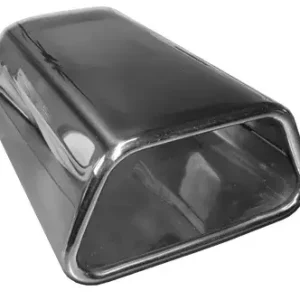 Fox Anschweißendrohr Typ 61 142 x 78 mm / Länge: 300 mm - trapezförmig / eingerollt Neue Kollektion