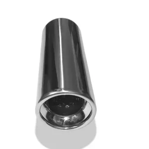 Fox Anschweißendrohr Typ 17 Ø 90 mm / Länge: 300 mm - rund / eingerollt / 15° abgeschrägt / mit Absorber Rabatt