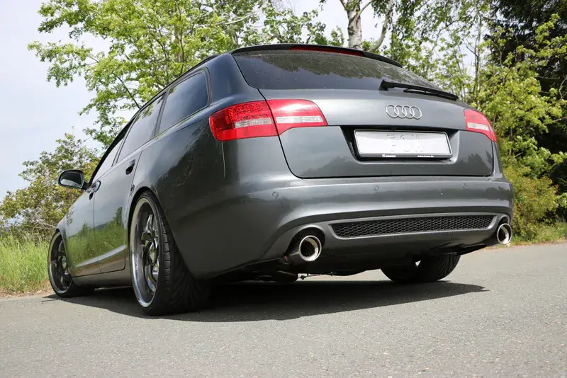 Super-Preis Fox Audi A6 Typ 4F quattro Endschalldämpfer rechts/links Ø63,5mm - 1x100 Typ 17 rechts/links