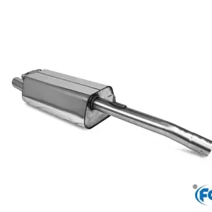Zertifiziert Fox Audi 100/A6 Typ C3/C4 Frontantrieb Endschalldämpfer - 2x70 Typ 14
