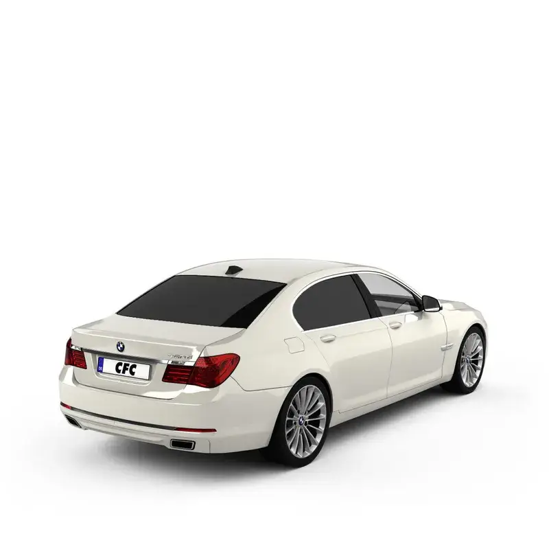 Zertifiziert CFC Tönungsfolie KFZ-spezifisch 2D für BMW 7er / i7 (E38) Limousine 06/94-10/01