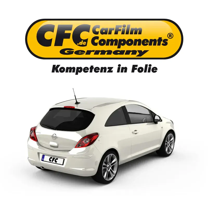 Wochenendangebot CFC Tönungsfolie KFZ-spezifisch 3D vorgeformt für Opel Corsa B 3-türig ohne 3. Bremsleuchte 03/93-08/00